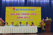 Đại Hội Thành Viên 2013 Quỹ Tín Dụng Mỹ Bình